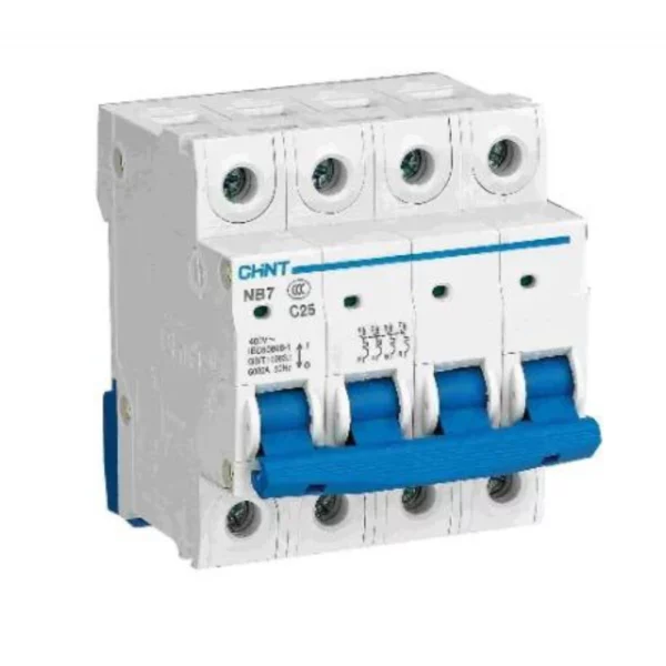 DISJONCTEUR MODULAIRE MARQUE CHINT MODELE NB7 C25