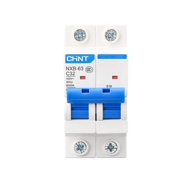 DISJONCTEUR CHINT NXB-63 2P 63A MCB